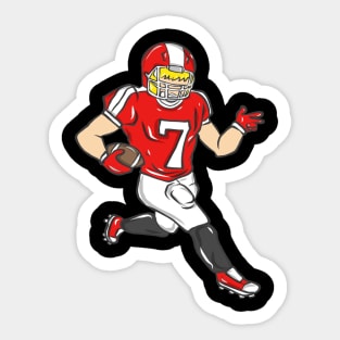 Rugby American Football Sport USA Gridiron Football Gift Sticker